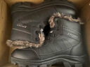 全洲狼 雪地靴男冬季新款东北棉鞋男大码抗寒防水加绒保暖轻便防滑靴子 黑色棉鞋-升级版 加绒 42 (260mm) 实拍图