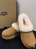 UGG秋季女士茸茸毛鞋领厚底懒人毛毛鞋 1166733CHE|栗色 38 实拍图