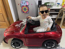 米蚁（MiYi）【1.15米加长版】儿童电动车四轮汽车可坐人遥控小孩宝宝玩具童车 四驱烤红+大电瓶+手机遥控+软座 实拍图