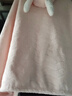 婴儿浴巾斗篷带帽速干浴袍加厚珊瑚绒新生儿洗澡巾裹巾 A类加厚款 粉色小兔 120*80cm 实拍图