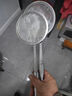 不锈钢漏勺过滤网筛极细家用滤油勺厨房油渣勺打沫勺一体成型 食品级不锈钢 2个【大号】手慢无 实拍图