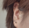 DAISY DREAM医用手术钛钢耳钉女防掉养耳洞耳环高级感耳骨钉睡觉免摘耳蜗耳饰 5mm圆头耳钉【医用钛钢防致敏】 实拍图