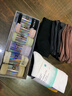 全棉时代男女袜子情侣全棉5A抗菌透气中长筒袜短筒袜4双装 实拍图