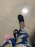 LURAD拖鞋男士女士情侣外穿室内防滑洗澡厚底凉拖家居拖鞋 黑色42-43 实拍图