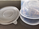 美丽雅一次性碗带盖 食品级饭盒950ml*30套 可微波打包野餐外卖餐盒 实拍图