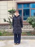 安踏面包羽绒丨中长款连帽羽绒服女士2025冬季防泼水鸭绒保暖外套 实拍图