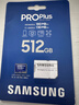 三星（SAMSUNG）512GB TF MicroSD 内存卡 4K高速蓝卡 U3A2V30 读速180MB/s 游戏机无人机运动相机存储卡 PRO Plus 实拍图