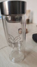 富光双层玻璃杯 高硼硅玻璃泡茶杯子 茶水分离杯 带茶隔商务水杯男士 实拍图