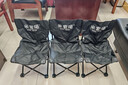 米客喵户外折叠椅露营椅子小马扎折叠凳子美术写生椅便携式超轻钓鱼板凳 黑色【大号】-配收纳袋 实拍图