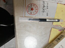 得力（deli）直液笔速干笔签字笔 0.5mm全针管中性笔 商务办公学生水笔走珠笔 黑色 12支/盒S856 实拍图