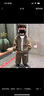 儿童秋冬季新款加绒加厚棒球服外套男女童时尚百搭上衣宝宝洋气装 咖色 140码（建议身高125-135cm) 实拍图
