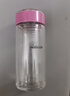 希诺（HEENOOR）双层玻璃杯女家用办公车载水杯高颜值泡茶杯子XN-9331粉色 240mL 实拍图