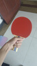 红双喜（DHS）狂飚五星级乒乓球拍横拍双面反胶弧圈结合快攻H5002 附拍套 实拍图