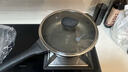 KIWICOO德国钛聚力平底锅不粘锅家用牛排煎锅无涂层煎蛋炒锅电磁炉燃气灶 【钛聚力煎炒锅】黑瓷耐脏 26cm 实拍图