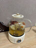 OIDIRE（偶点）全玻璃养生壶 花茶壶无胶水煮茶壶 煮茶器办公室恒温养生壶烧水壶电热水壶炖煮智能保温 1L ODI-HC01花茶养生壶【不带滤网】 实拍图