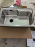 华帝（VATTI）水槽大单槽洗菜盆一体盆304不锈钢厨房水槽洗碗池台上中下安装 S1 实拍图