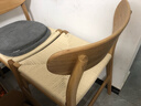 MUJI实木绳编白橡椅/OA 白橡木风格 餐椅 日式风格 KCA0CC4S 长52*宽51*高77cm 实拍图