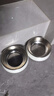 萌嘟星宠猫狗碗食盆304不锈钢宠物粮食喂食喂水碗防打翻中小型犬饭盆 大号 实拍图