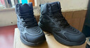 强人男靴防穿刺户外训练短靴子加绒保暖运动骑行靴 JD013R 黑色 46 实拍图
