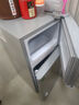 志高（CHIGO）小冰箱迷你小型家用冷藏冷冻两用宿舍出租房用双门办公室电冰箱节能省电 【一级能效】58L银色【三天约一度电】 实拍图
