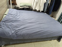 海澜之家床单单件100%新疆棉纯棉床单单人双人学生宿舍家用四季床单床罩 深蓝色 230*250cm【适用2.0m床】 实拍图