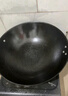 膳福记（shanfuji）传统老式生铁锅炒锅无涂层不粘锅农村家用铸铁平底燃气灶炒菜锅具 32圆底（送开锅服务） 32cm 实拍图