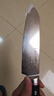 王麻子大马士革钢主厨多用刀 家用菜刀锻打水果刀 切肉刺身料理小厨刀 实拍图