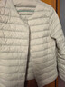 雅鹿2025新款轻薄羽绒服内胆女短款内搭无领秋冬时尚排骨百搭外穿外套 米白 M 推荐90-105斤 实拍图