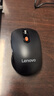 联想（Lenovo） 无线蓝牙双模鼠标 便携办公鼠标 人体工程学设计 适用台式机一体机笔记本平板 Howard黑色 实拍图