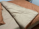 京东京造意式瓷磨四件套 60支长绒棉磨毛A类100%纯棉全棉床单被套床上冬天保暖双人 1.8m枫叶棕 实拍图