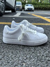 卡宾板鞋男鞋秋季透气2025新款低帮小白鞋男士休闲鞋百搭潮流鞋子男 5510白色02 41 实拍图