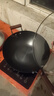 中康铁锅炒锅不粘锅经典款深氮平底锅精铁无涂层电磁炉燃气通用套装 实拍图