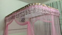 爱拉优嘉U型导轨蚊帐架1.5x2米蚊帐三开门宫廷支架不锈钢纹帐不打墙  新款-白玫瑰 1.8*2.2米床加粗加厚钢弯头 实拍图