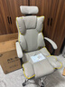 锦汐电脑椅办公椅子电竞椅家用人体工学椅老板椅主播靠背椅皮革转椅 灰色+4级杆+乳胶【二代升级】 实拍图