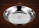 欧乐多（Olodo）德国316不锈钢盘圆盘加厚碟子电磁炉菜盘防溢餐盘蒸饭盘鱼盘 316抗菌防溢圆盘 20cm 实拍图