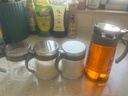欣美雅（xinmeiya）厨房玻璃调料盒套装家用组合装调料瓶子油盐酱醋盐罐子油瓶大容量 雅致灰调味500ml*3+油壶*1+标签 实拍图