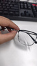 依视路（ESSILOR） 钻晶系列高清耐磨防蓝光近视超薄镜片专业配度数眼镜架男女镜框 金属-全框-2056SV-银色 镜框+依视路膜御防蓝光1.60现片 实拍图