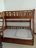 临稚胡桃木 儿童上下床实木高低床双层床上下铺床两层木床子母床 爬梯款 上铺宽1.0米下铺宽1.2米 实拍图