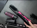 沙宣SASSON吹风梳直发梳卷发棒吹梳一体多功能造型神器宿舍可用三合一 黑色直卷梳三合一80PICN 实拍图