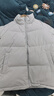 京东京造羽绒服男女情侣同款真鸭绒冬季外套面包服轻松羽绒 纯净灰 S 实拍图