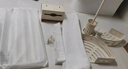 四季沐歌（MICOE）浴室六件套免打孔卫生间置物架毛巾浴巾挂钩马桶纸巾盒墙角架奶白 实拍图