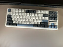 狼蛛（AULA）F87ProV2客制化无线机械键盘电竞游戏专用  蓝牙/2.4G/有线三模连接全键热插拔gasket结构办公键盘 F87 Pro 星际迷航 灰木轴V4 实拍图