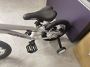 凤凰（Phoenix）儿童自行车宝宝脚踏车自行车3-8-15岁童车双碟刹带辅助轮14寸银色 实拍图