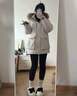 骆驼（CAMEL）户外极寒派克工装毛领情侣款羽绒服保暖加厚中长款外套 实拍图