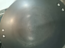 典匠 铁锅炒锅无涂层铸铁锅具 加大双耳圆底炒锅燃气灶炒菜锅少油烟 加大加深炒锅（40-808） 40cm 实拍图