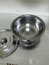 【带盖】特厚不锈钢盆套装家用打蛋和面烘焙盆加厚汤盆洗菜盆油盆 特厚猪油盆【20cm】带防尘盖 实拍图