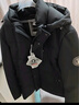 雪中飞鹅绒羽绒服男士短款脱卸帽加厚保暖休闲商务秋冬外套男装170 实拍图
