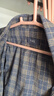 杉杉（FIRS）纯棉磨毛长袖衬衫男 中年爸爸装全棉格子衬衣男 A951-2 43  实拍图