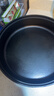 铁仕达（Telssida）双耳铸铁平底锅加厚生铁锅烙饼锅不粘无涂层煎锅水煎包锅老式饼铛 31cm(玻璃盖) 实拍图