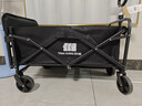 探险者露营车折叠推车户外露营儿童小推车营地车拉年货小拖车聚拢型推车 250L 曜石黑-静音实心轮+后开模式 实拍图